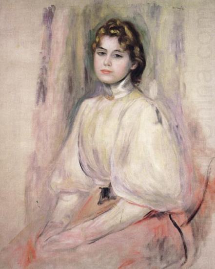 Pierre Renoir Young Woman Seated china oil painting image